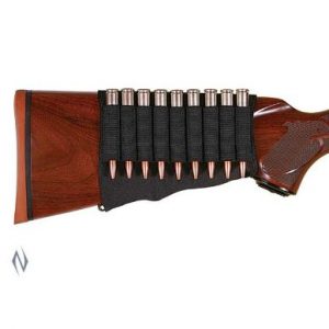 ALLEN BUTTSTOCK RIFLE CARTRIDGE HOLDER - HOLDS 9 CENTREFIRE ROUNDS