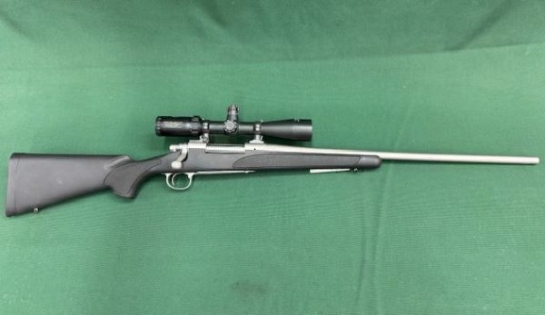 .30-06 REM 700 SPS STAINLESS SYNTHETIC 24" BARREL FITTED WITH 3-9X40 ILLUMINATED SCOPE