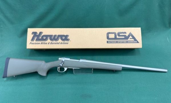 .223 HOWA 1500 STAINLESS VARMINT IN HOGUE GREEN STOCK