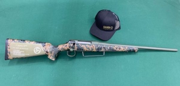 .308 SAUER 100 CHEROKEE CAMO CERAKOTED 22'' BARREL - 5 RD MAG