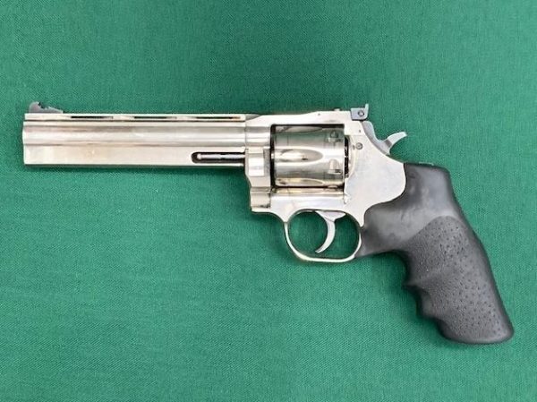 PISTOL .357 MAGNUM DAN WESSON MODEL CTG STAINLESS REVOLVER 5.5'' BARREL